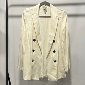 Worthington Ivory Double-Breasted Blazer
